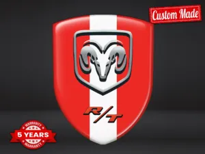 Dodge Adesivi Logo Stampati Corsa Premium Regolabili
